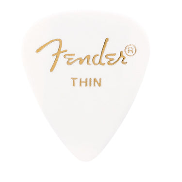 Pua Fender 351 Pick Pack White Thin (12 Pzas), 0980351780